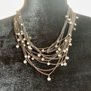 Strands of Bling Necklace